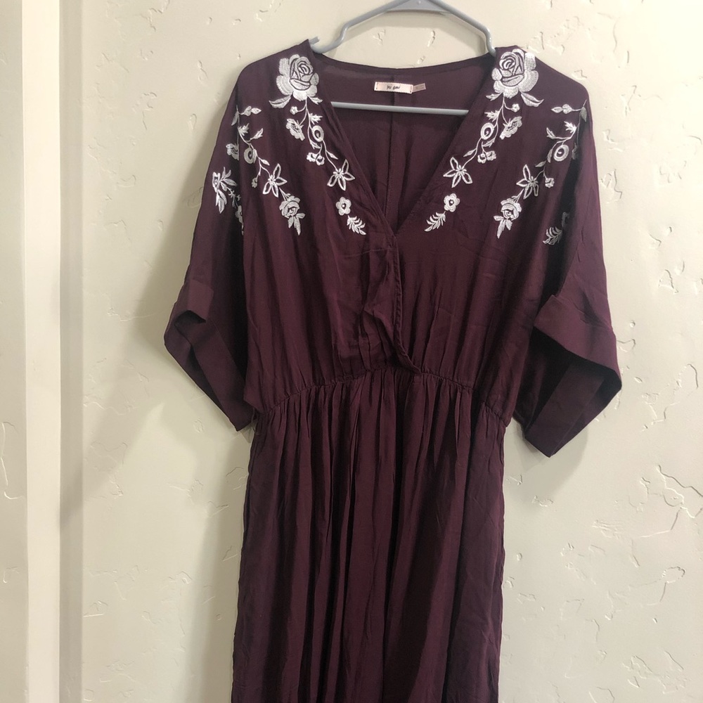Long purple dress